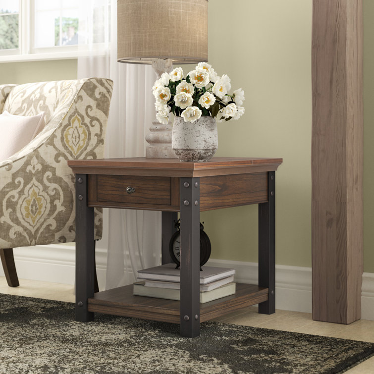 Laurel Foundry Modern Farmhouse Kennemer 23.88'' Tall End Table with